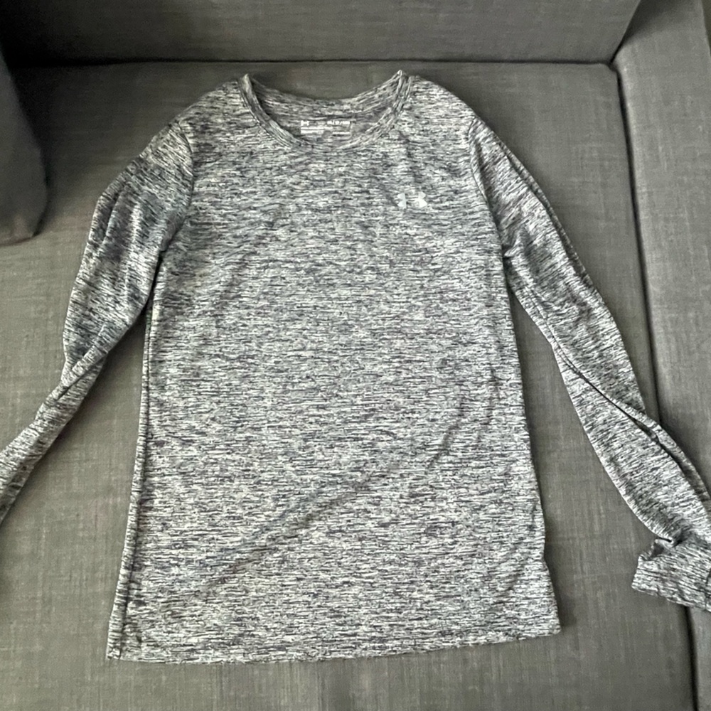 under armor, long sleeve athletic shirt